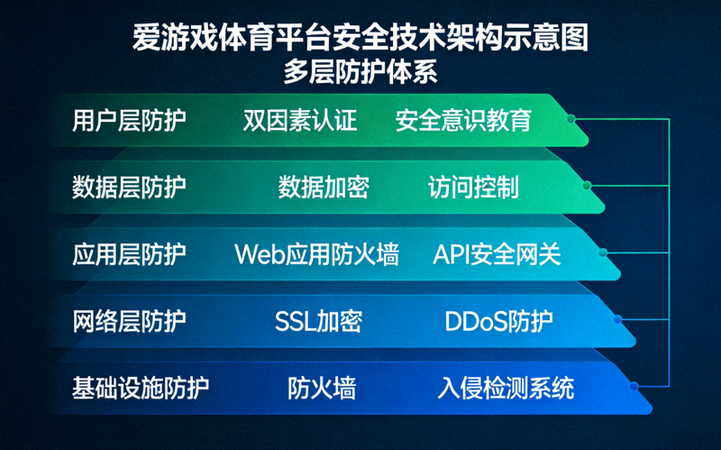 爱游戏体育平台安全技术架构示意图 - 多层防护体系