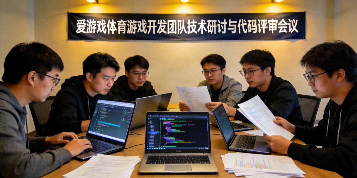 爱游戏体育游戏开发团队正在进行技术研讨与代码评审会议