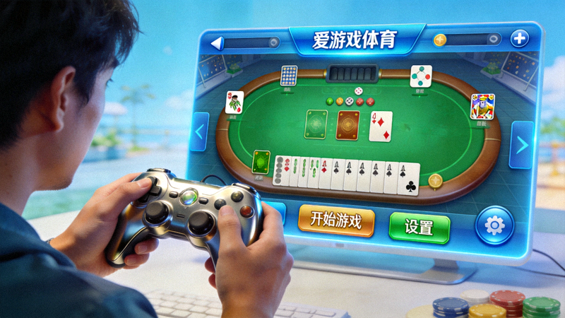 爱游戏体育棋牌休闲玩法画面 - 游戏手柄与休闲竞技界面