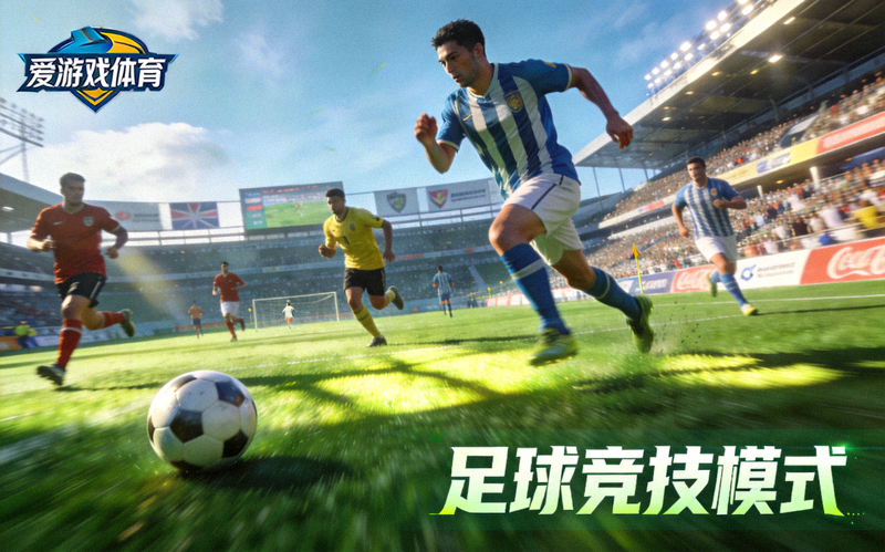 爱游戏体育足球竞技模式游戏画面 - 绿茵场上的足球对决