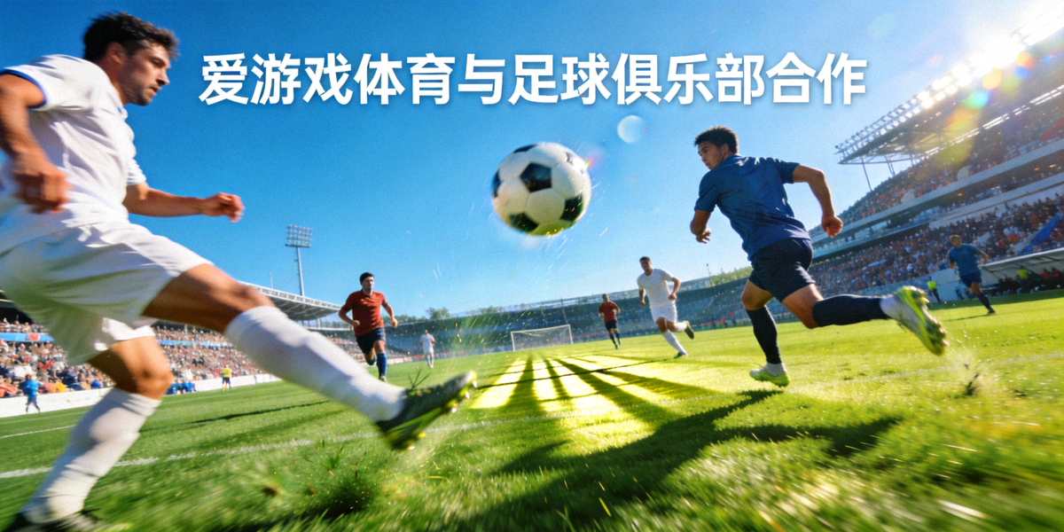 爱游戏体育与足球俱乐部合作 - 绿茵球场上的足球比赛瞬间