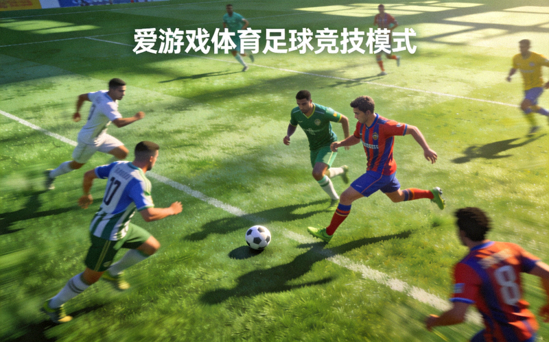 爱游戏体育足球竞技模式游戏画面 - 绿茵场上的球员对抗