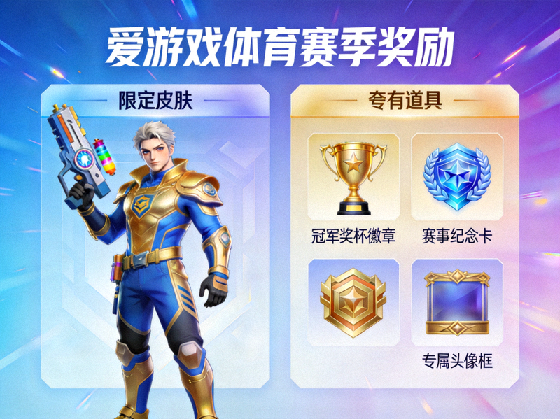 爱游戏体育赛季奖励展示 - 限定皮肤与稀有道具预览画面